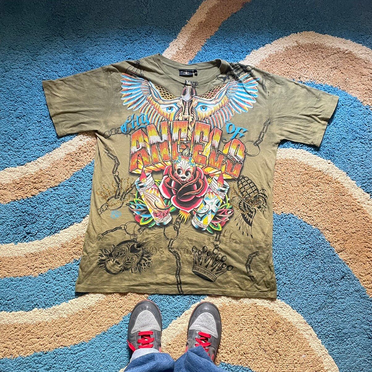 Vintage - Christian audigier ANGELS graphic tee - 1