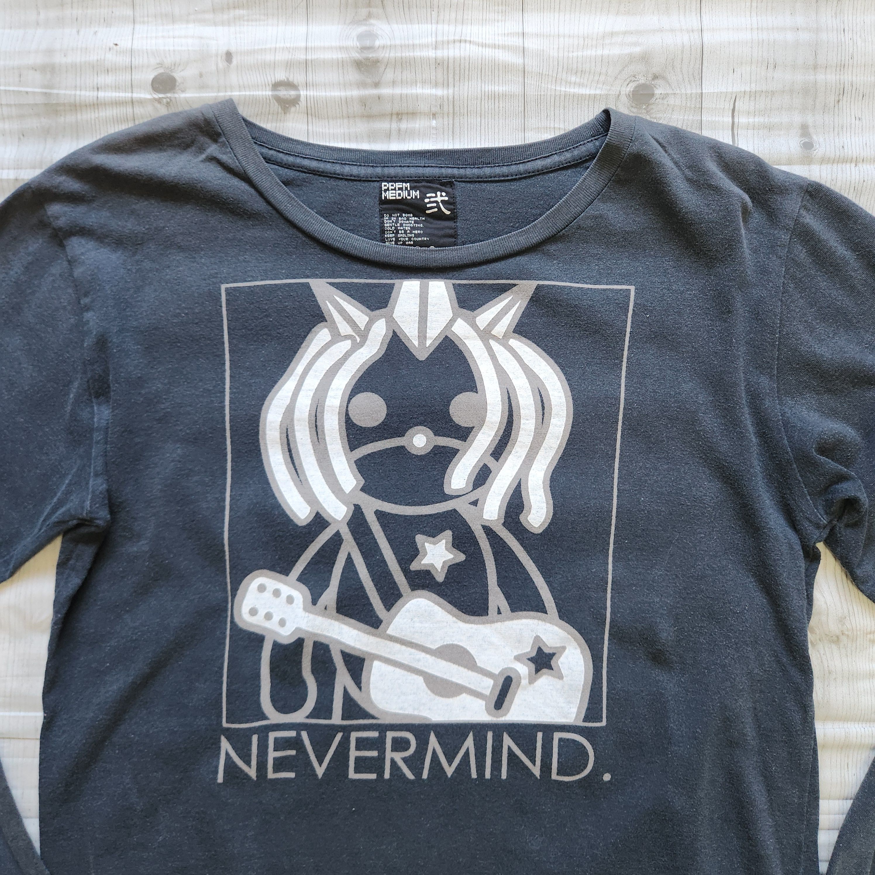 Nirvana - Vintage Kurt Cobain X PPFM Nevermind Long Sleeves - 3