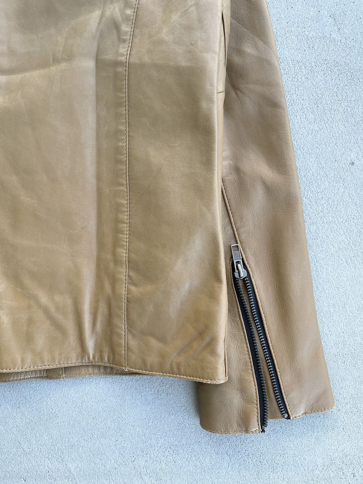 Vintage - Rick Owens Style! 00s Liugoo Japan Sheepskin Leather Jacket - 5