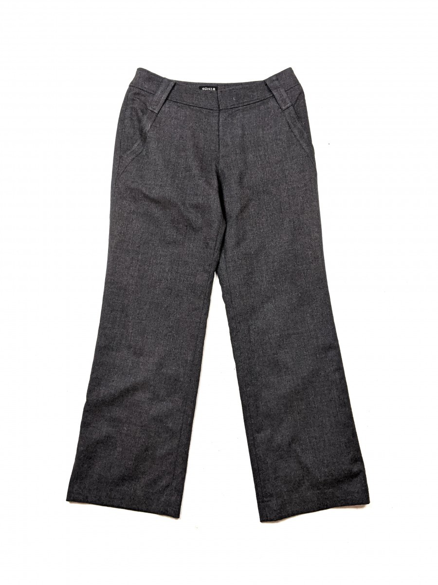 Designer - Plain Flare Pant Trouser Bottom Femme - 1