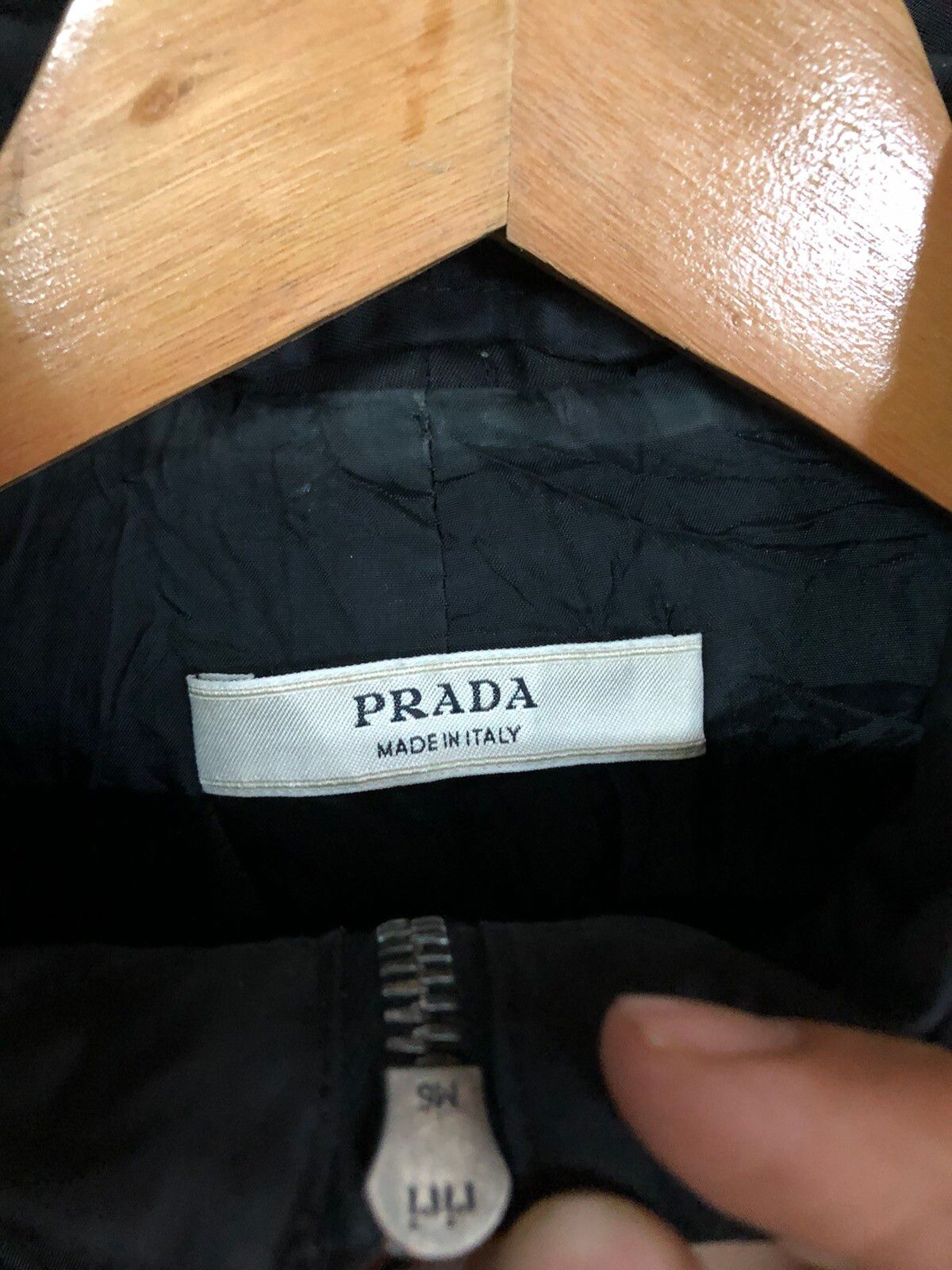Authentic Prada Nylon Hoodie Zipper Riri Jacket - 10