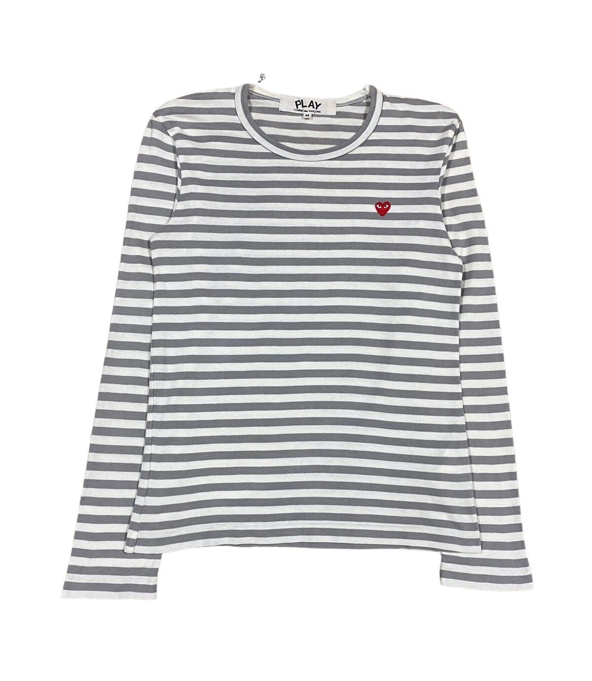 AD2015 Comme Des Garçons Play Striped Longsleeve Shirt - 1