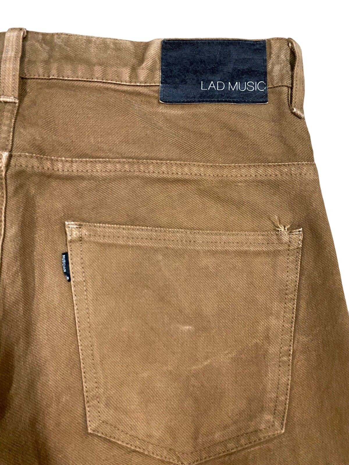 Lad Musician Brown Straight Cup Jeans Made In Japan - 13