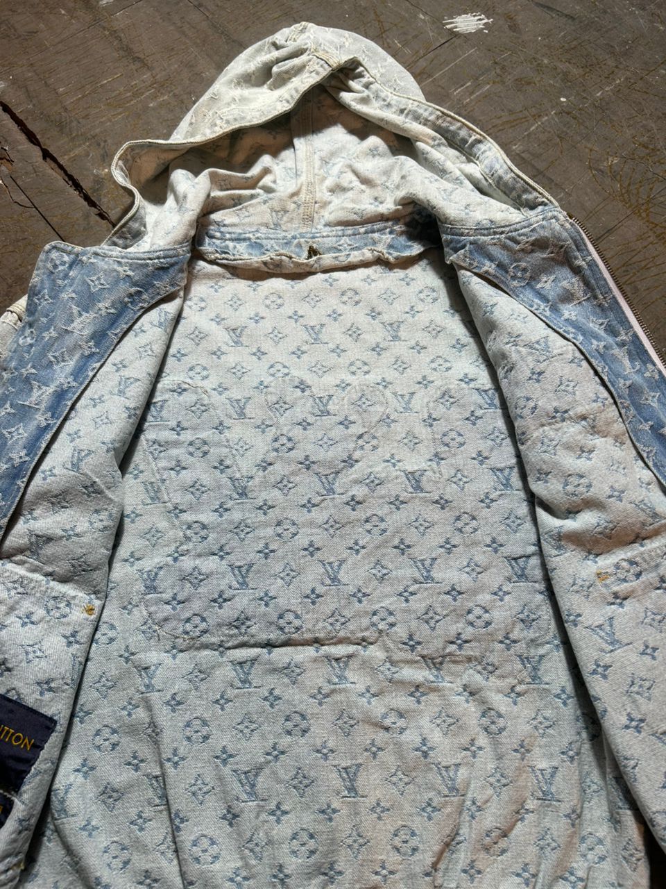 louis vuitton NBA monogram denim jacket - 20