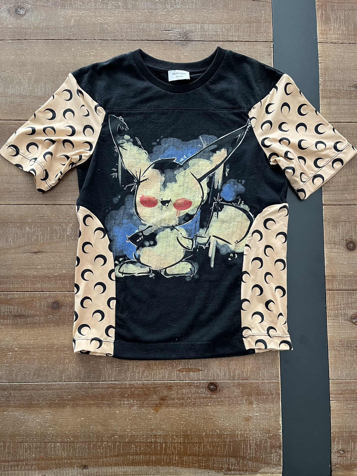 Marine Serre Pikachu Paneled t-shirt - 1