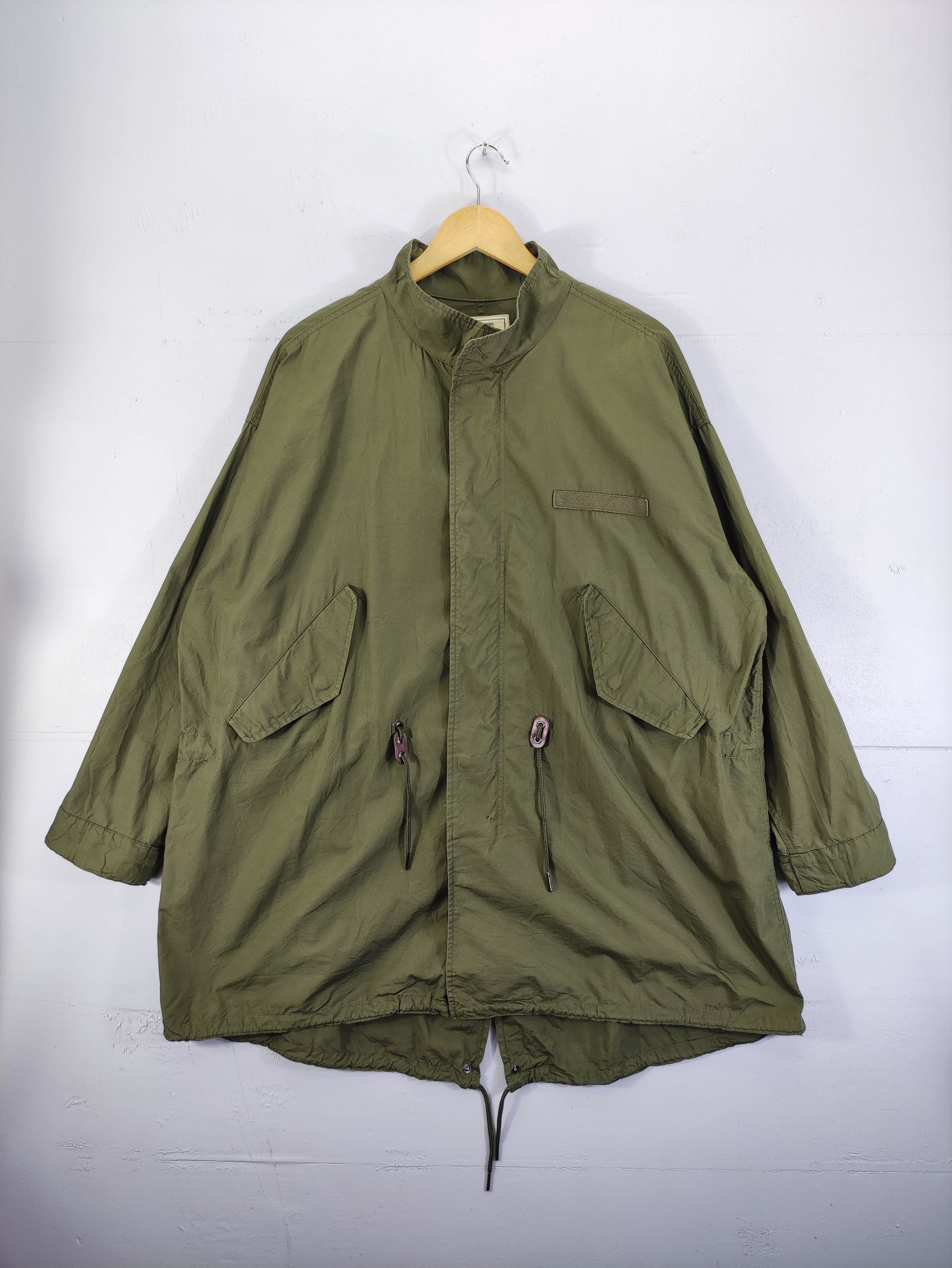 Japanese Brand - Vintage Back Number Fishtail Parka Jacket Zipper - 1