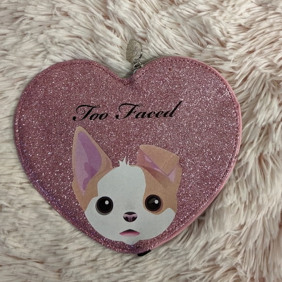 Too Faced x Kat Von D Better Together Double-sided Heart-shaped Make-up Bag - 2