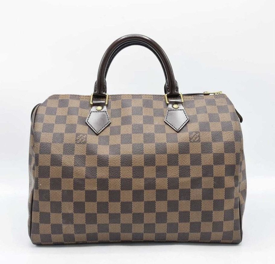 Authentic Louis Vuitton Damier Ebene Speedy 35 - 1