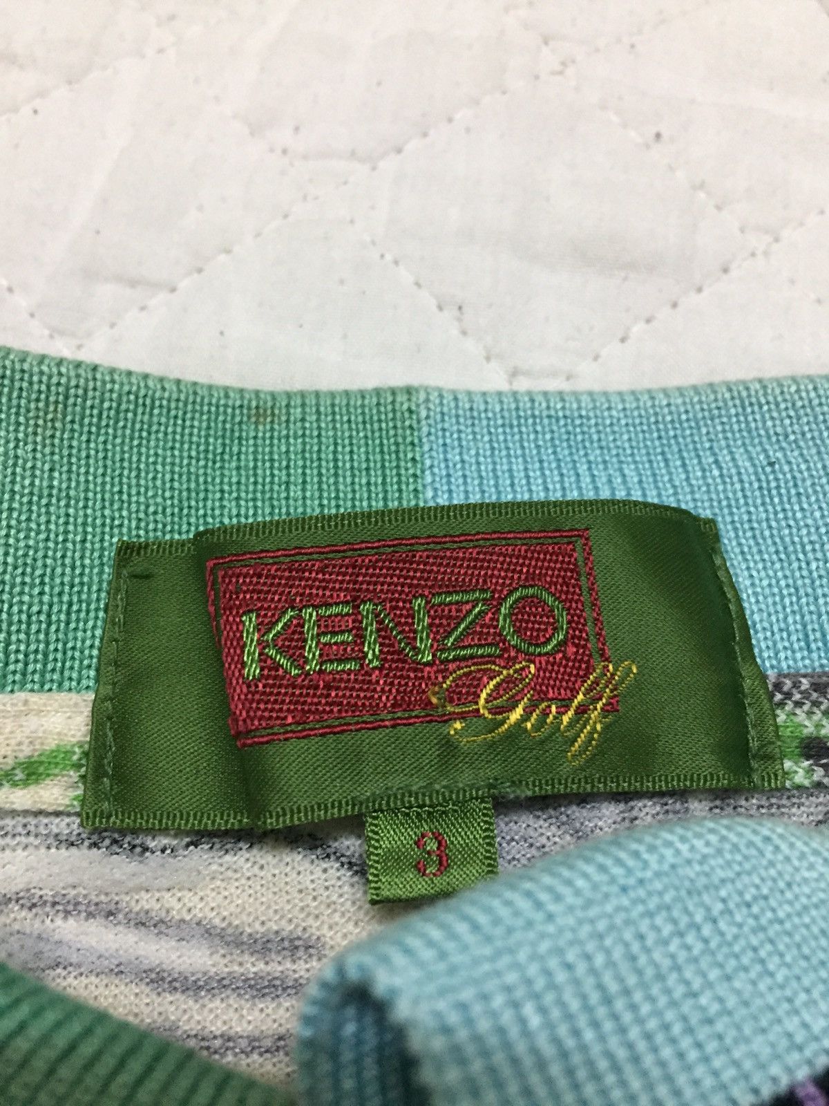 Kenzo Golf Abstract Polo T-shirt - 9