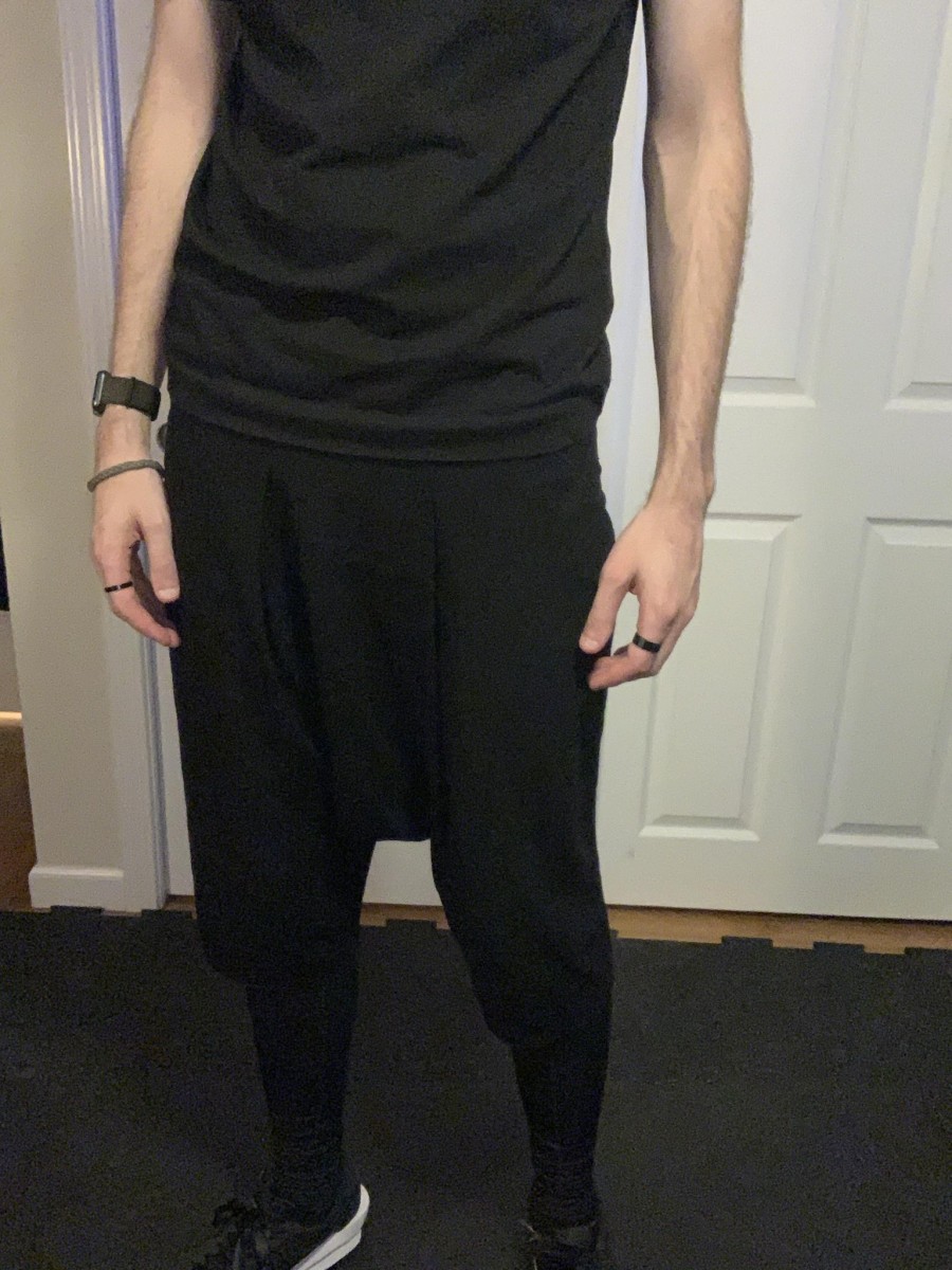 Rick Owens AW10 Wool Drop Crotch Trousers [Fits Like 32-36] - 3