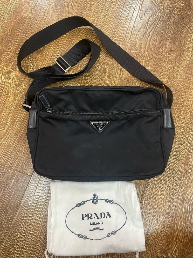 Authentic Prada Tessuto Nyalon Crossbody Bag - 1