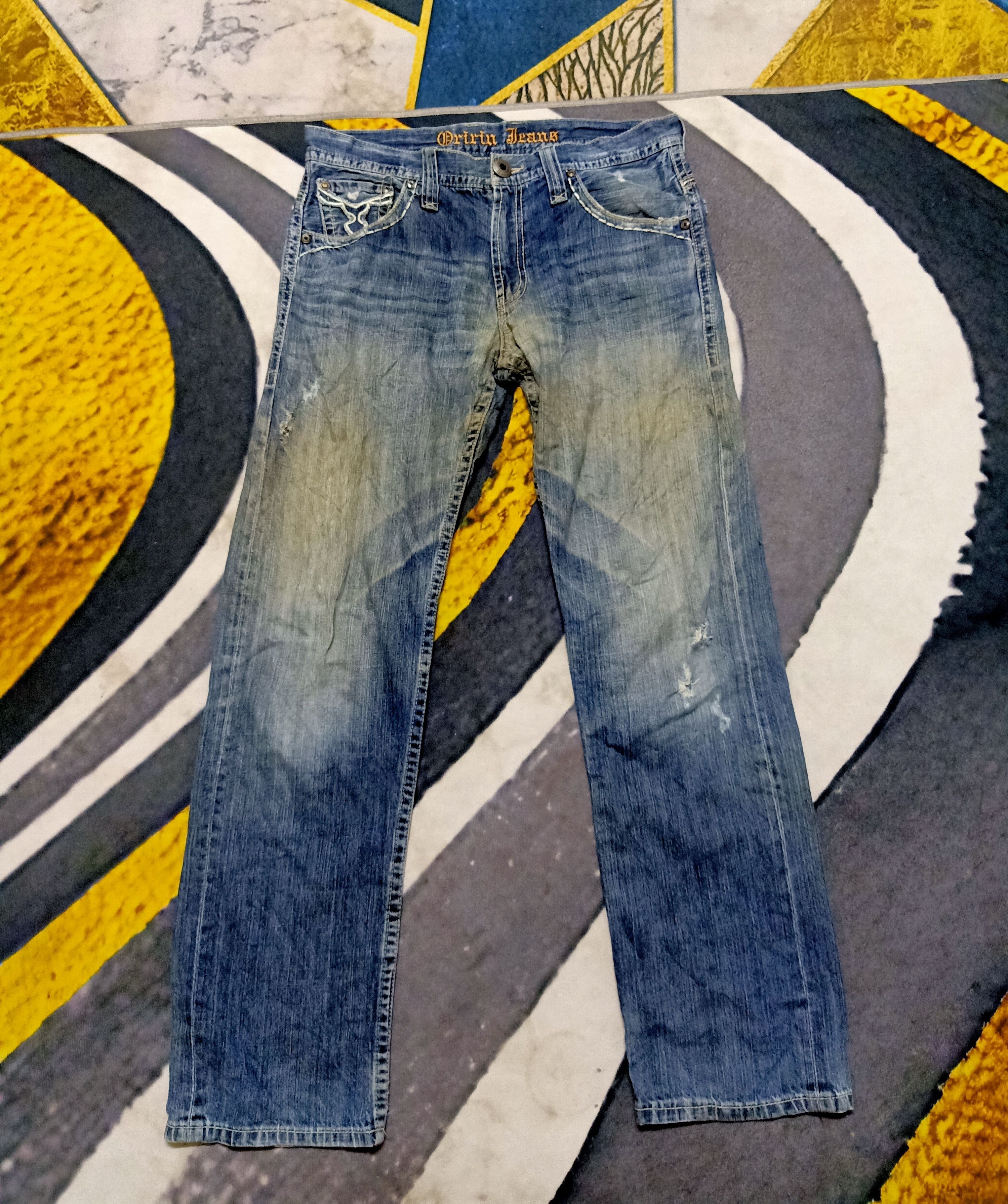 Distressed Denim - Oririn Jeans - 3