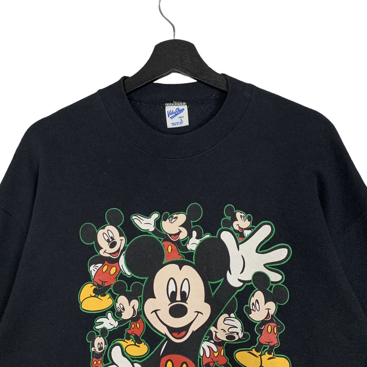 Vintage 90s Velva Sheen Mickey Mouse Disney Sweatshirt SizeM - 2