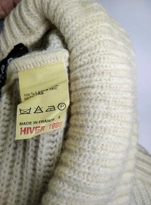 💥True Vintage 💥A.P.C X HIVER (1998) Wool Buttons Knitwear - 3