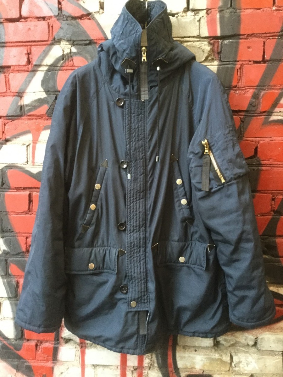 Denis Simachev - Oversized dark blue parka. Like Raf Simons or Rick Owens - 3
