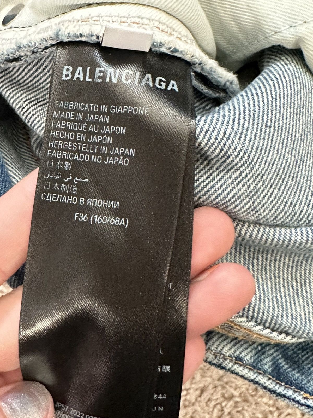 Balenciaga Cut-Up Patched Pocket Mini Skirt - 3
