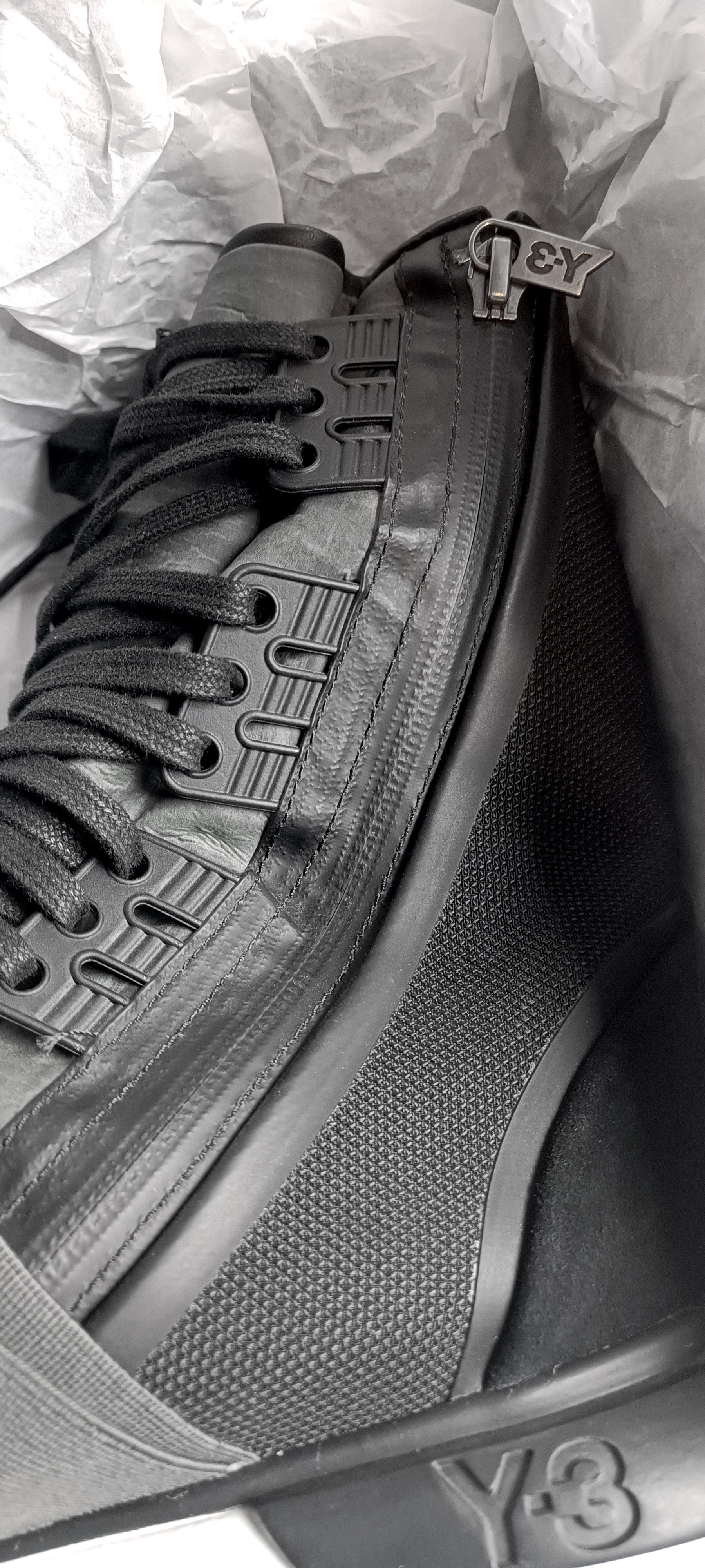 Adidas Y-3 Qasa Boot 'Charcoal Black' - 10