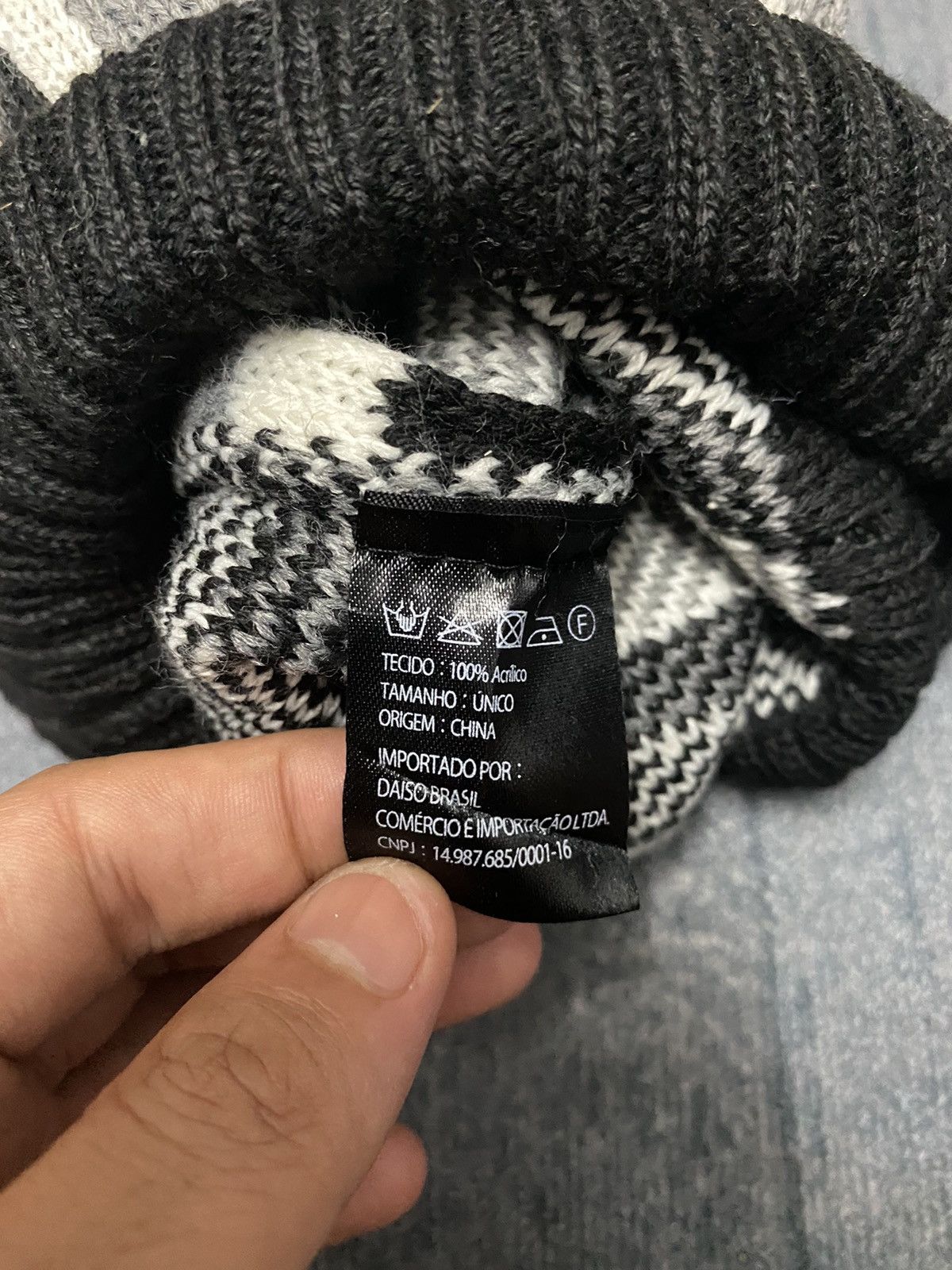 Streetwear - Daiso Brand Great Britain Design Style Beanie Hat - 5