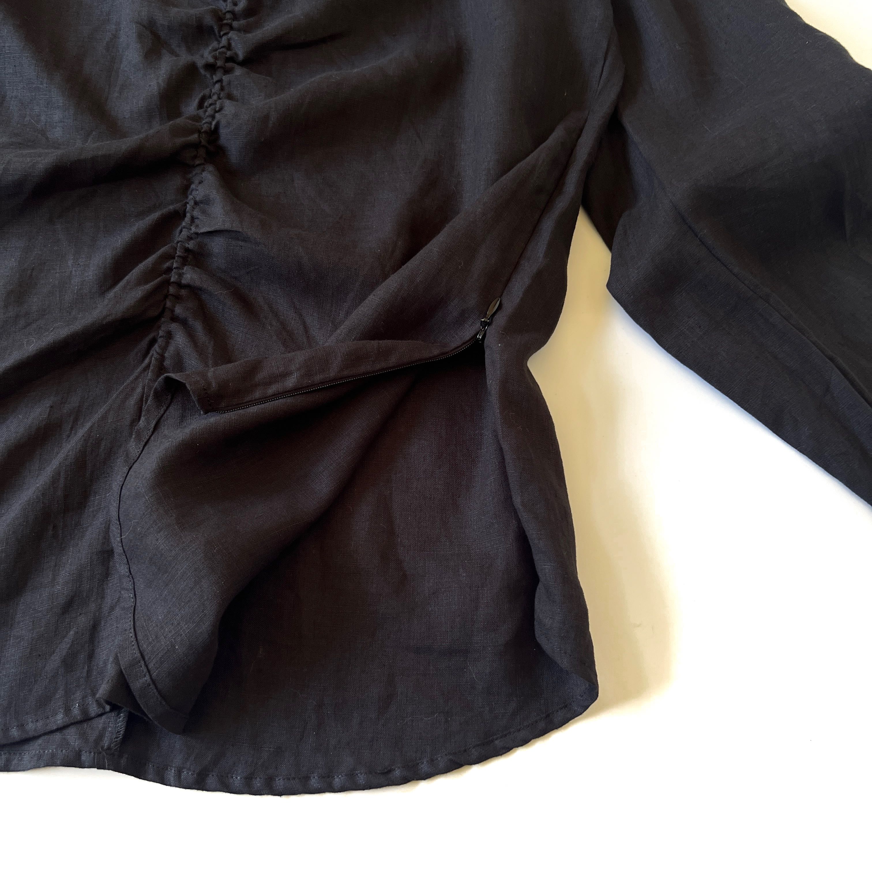 🔥Sold🔥ripvanwinkle linen black shirts  - 7
