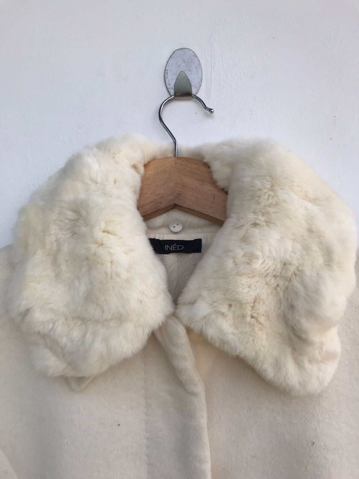 🔥NEED GONE🔥 INED Yohji Yamamoto Angora Wool Fur Jacket - 5