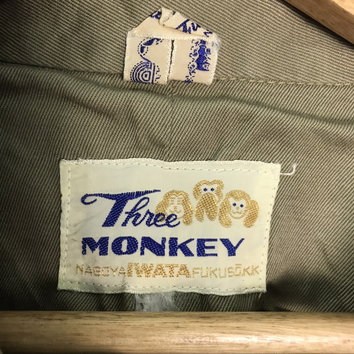 Workers - Vintage 80s three monkey rmc uniform worker jacket - 3