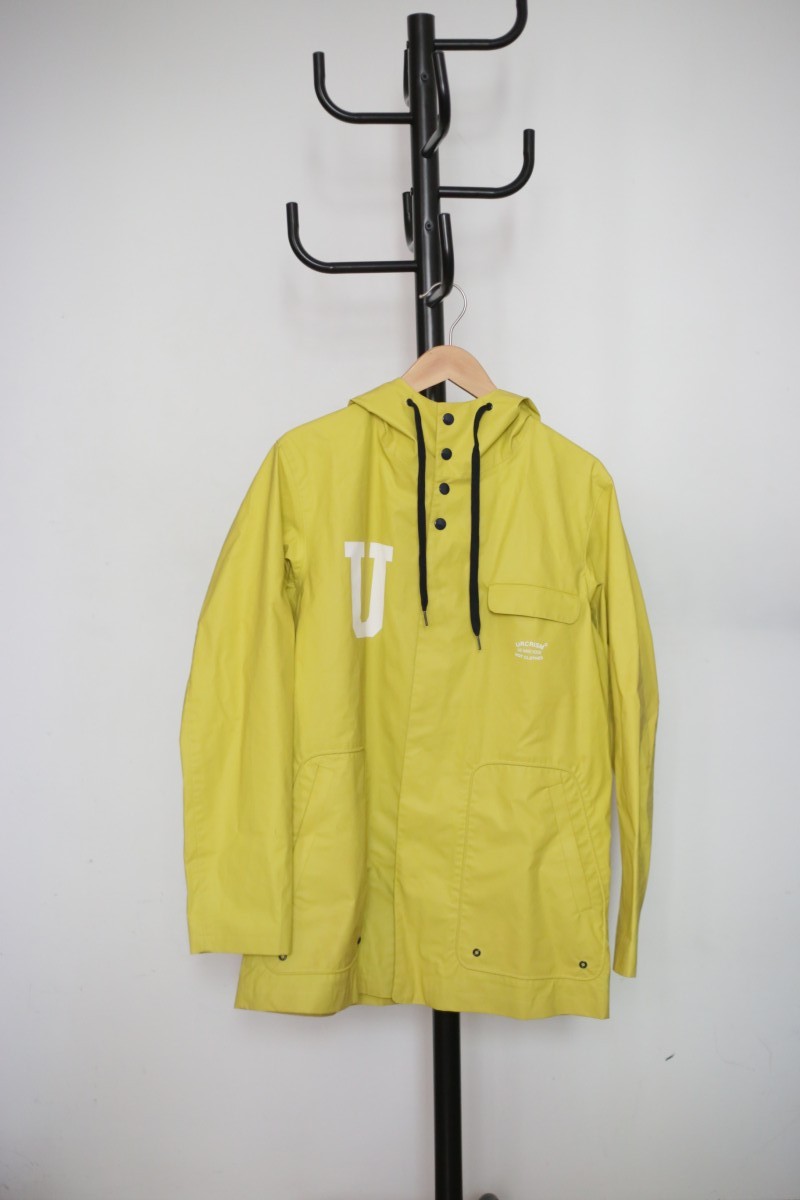 Yellow Taped Seams Raincoat Size Medium - 1