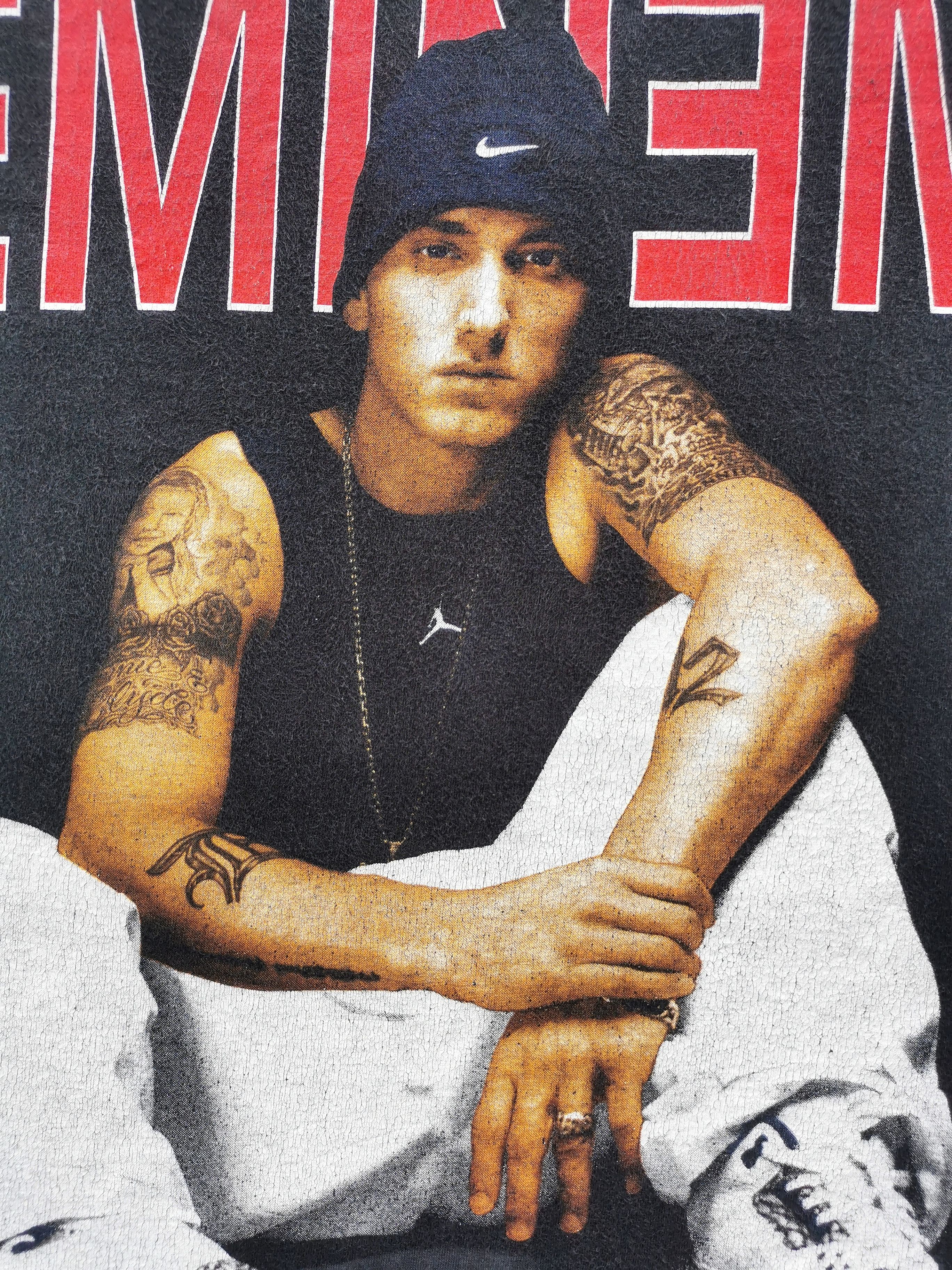 Vintage Eminem The Eminem Show Tshirt Wear Nike Air Jordan - 2