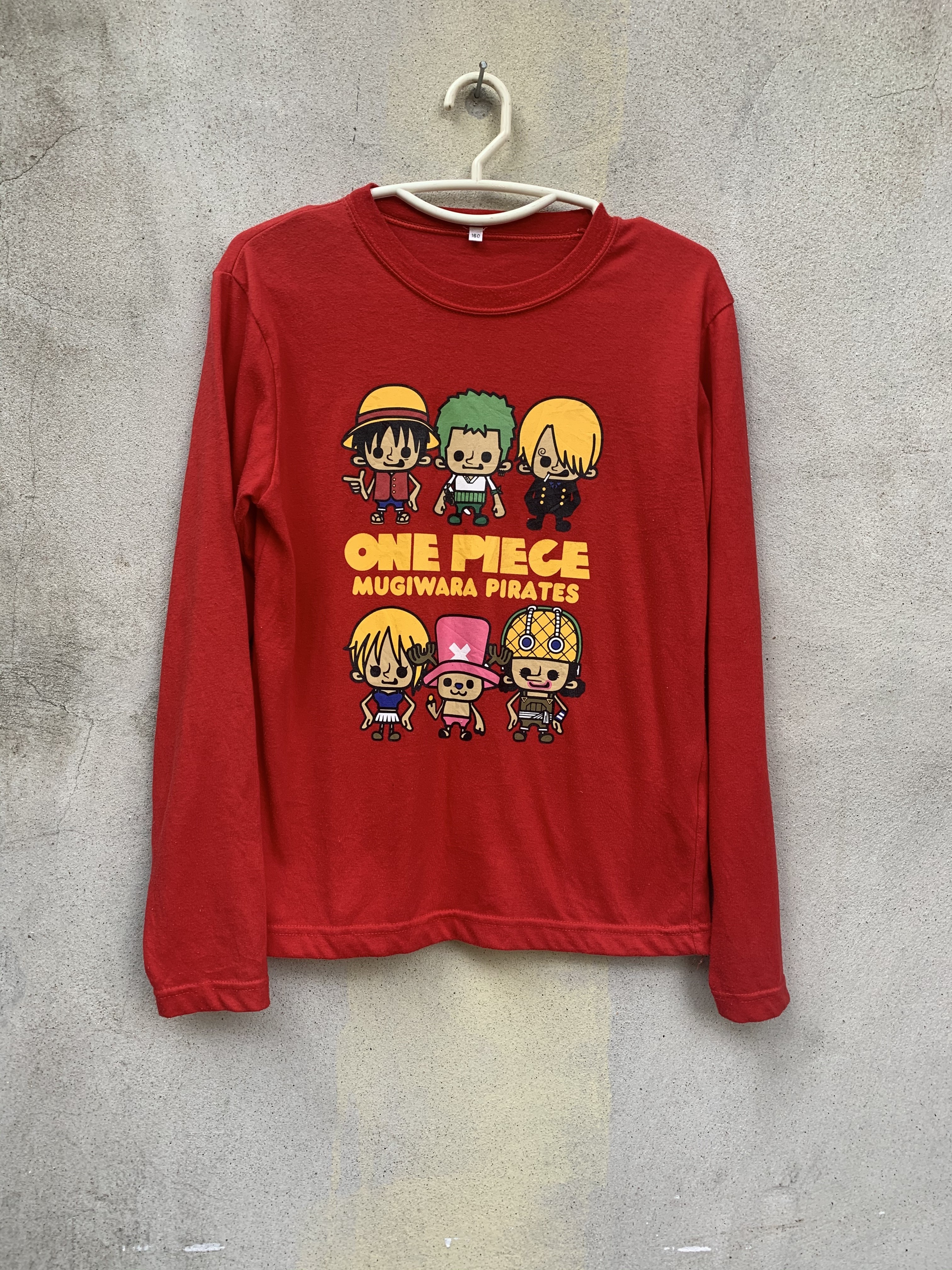 Anima - Vintage One Piece Mugiwara Pirates Character Long Sleeve Shirt - 2