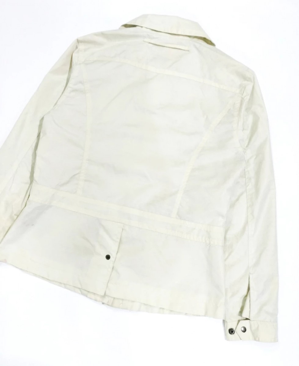 RARE! PRADA MONOGRAM LINING CREAM HYPE LIGHT JACKET - 6