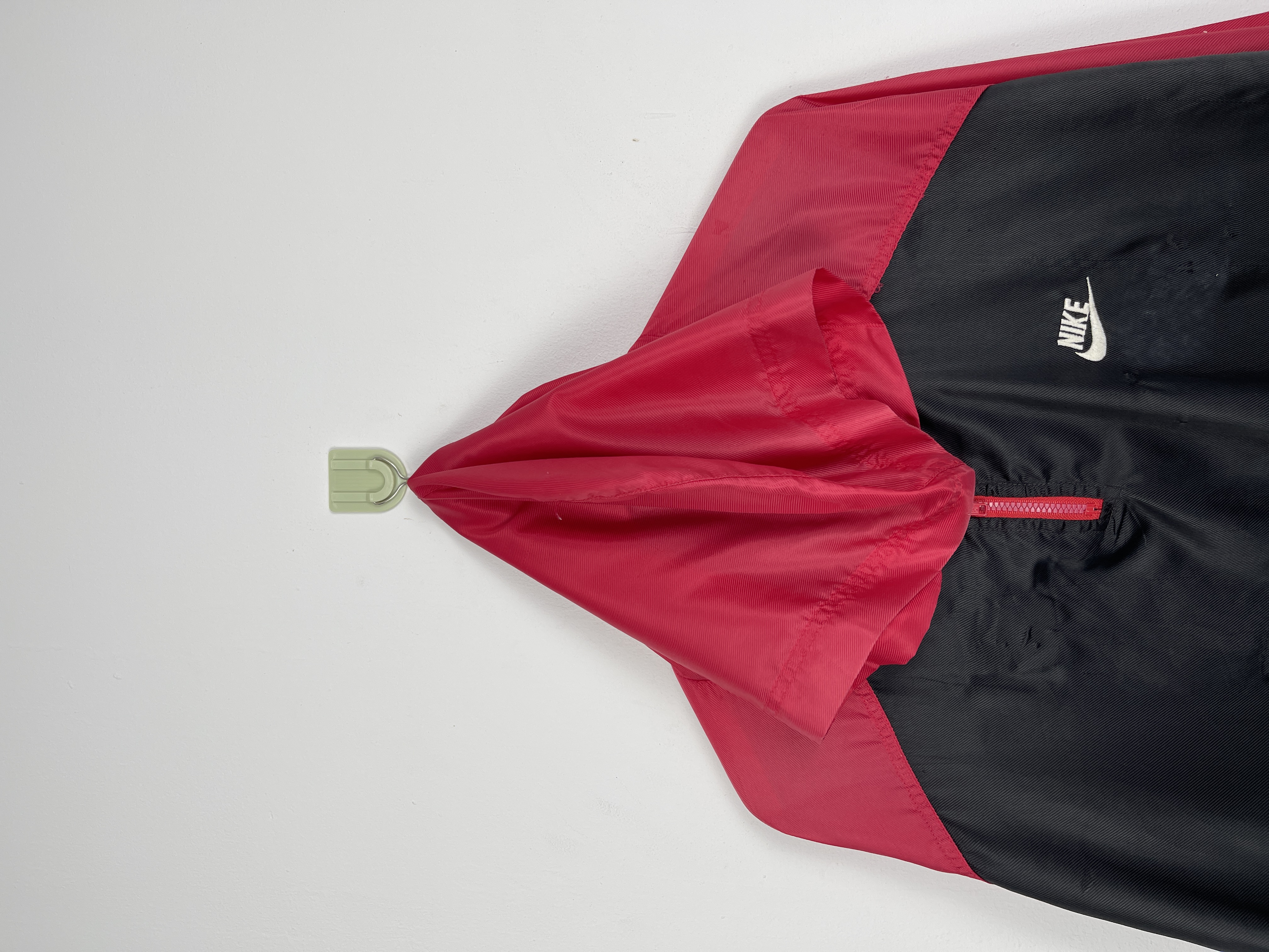 Vintage 90s Nike Swoosh Hoodie Windbreaker Jacket - 5
