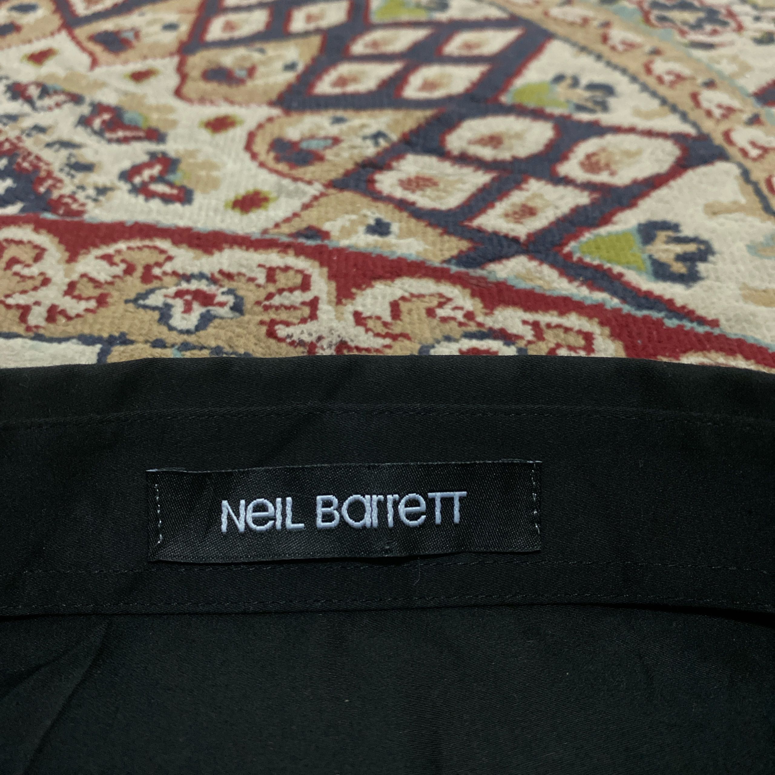 Neil Barrett Lighting Bowl Shirt Black - 3