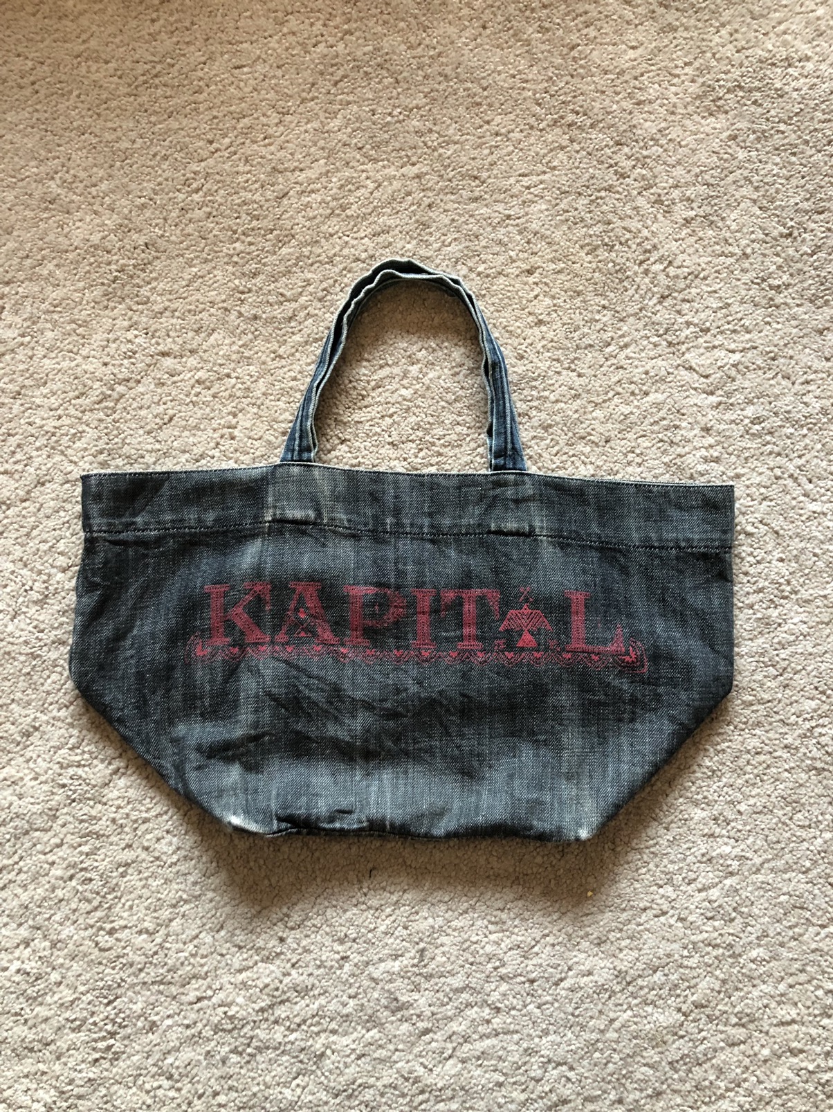 Kapital Duffle Small Denim Tote Bag - 1