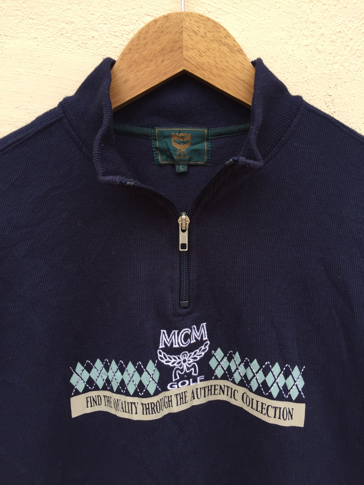 Vintage - Vintage MCM Golf Quarter Zipper Sweatshirt - 3