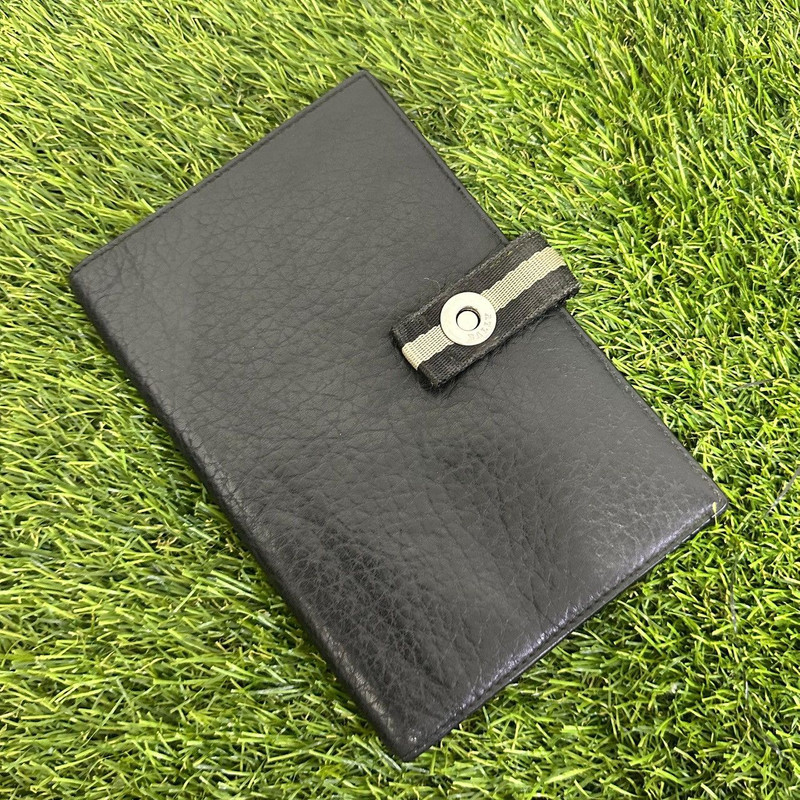 Bally Vintage Leather Passport Holder Travel Organizer Italy - 1