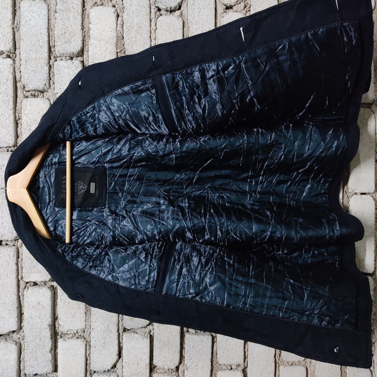 Guess - GUESS LA USA Heavy Coat Wool Multipockets Jacket - 6