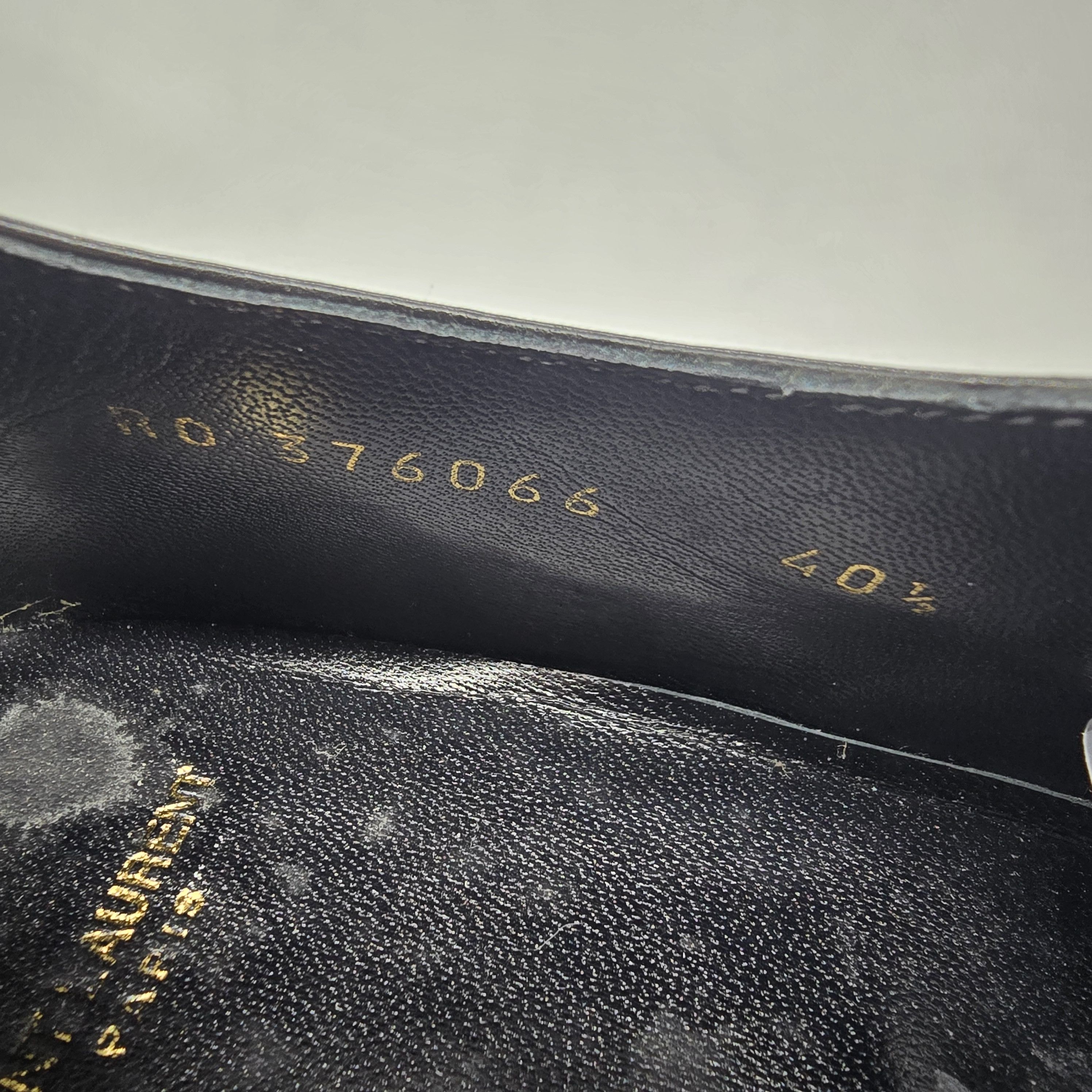 Saint Laurent Paris - Leather Plain Toe Oxford Shoes - 11