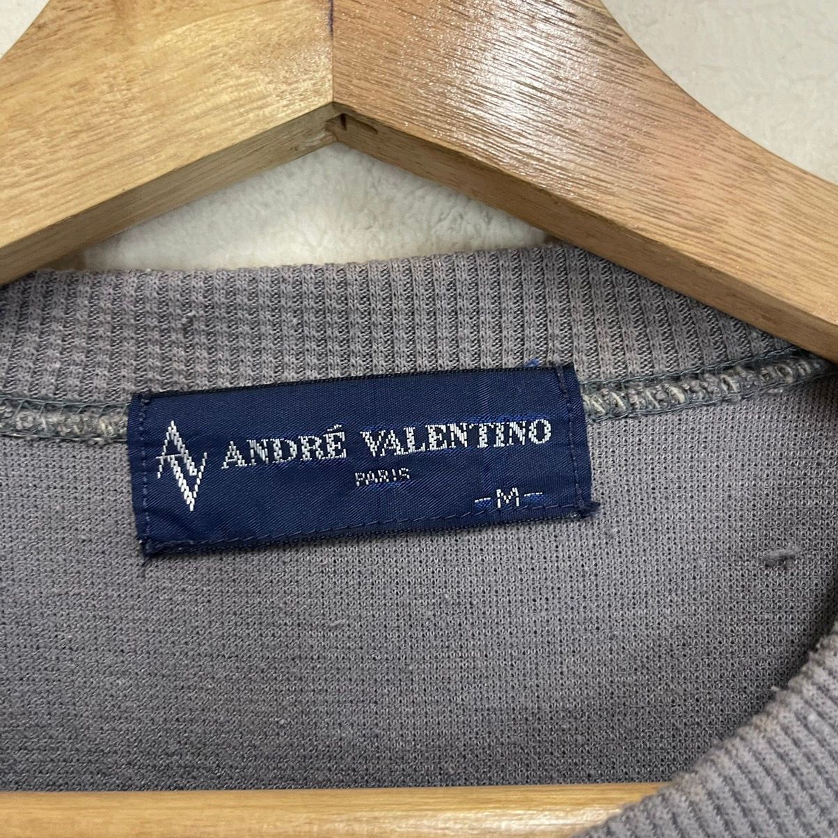 Vintage Andre Valentino Big Logo Crewneck Sweatshirt - 8