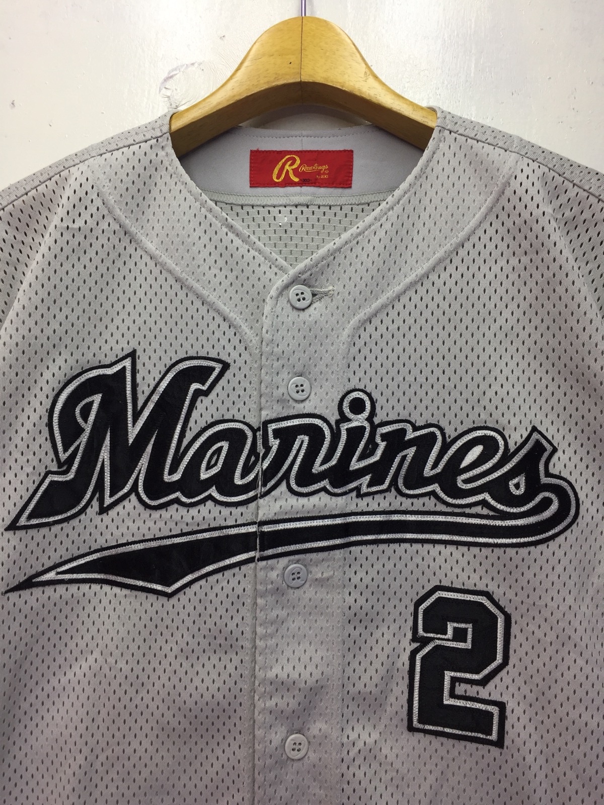 Japanese Brand - Vintage Rawlings Marines Baseball Shirt - 3