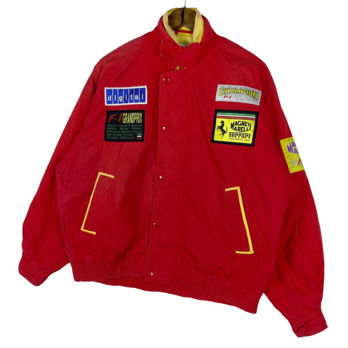 Vintage 90s Magneti Marelli Ferrari Bomber Jacket - 3