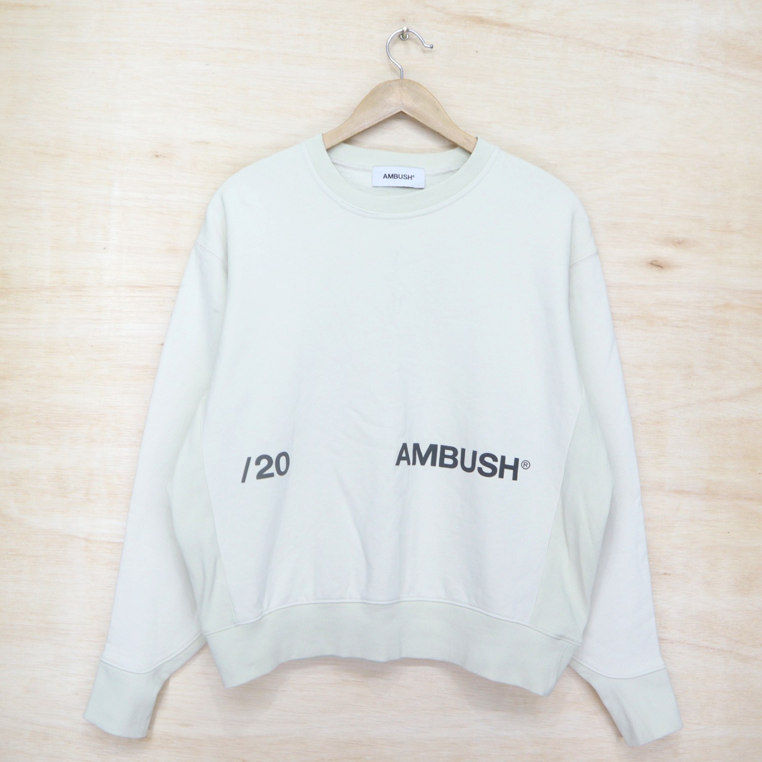 Vintage 90s AMBUSH FW20 Big Logo Sweater Sweatshirt Pullover Jumper - 1