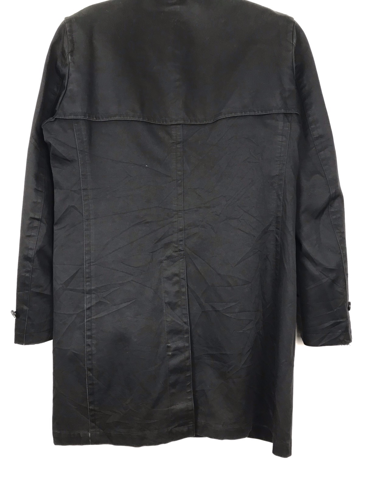 Black Barrett Black Coated Jacket - 7