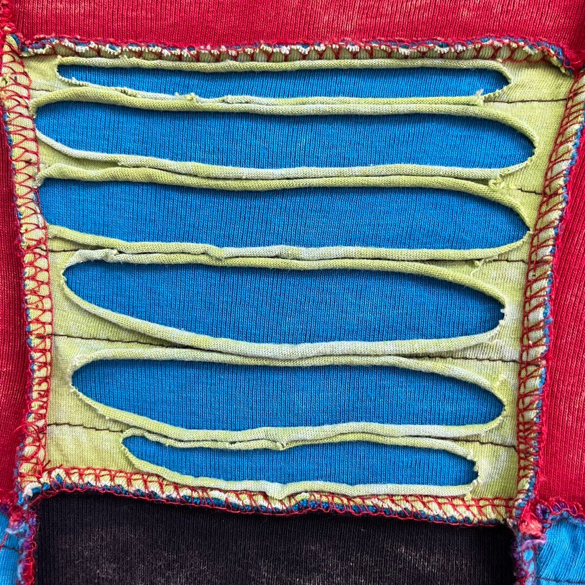 Rare - Multicolour Sherpa Nepal Kapital Patches Sweater Hoodie - 15