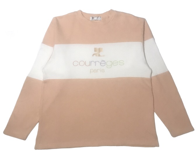 Courreges Paris Spell Out Dual Tone Sweaters - 7