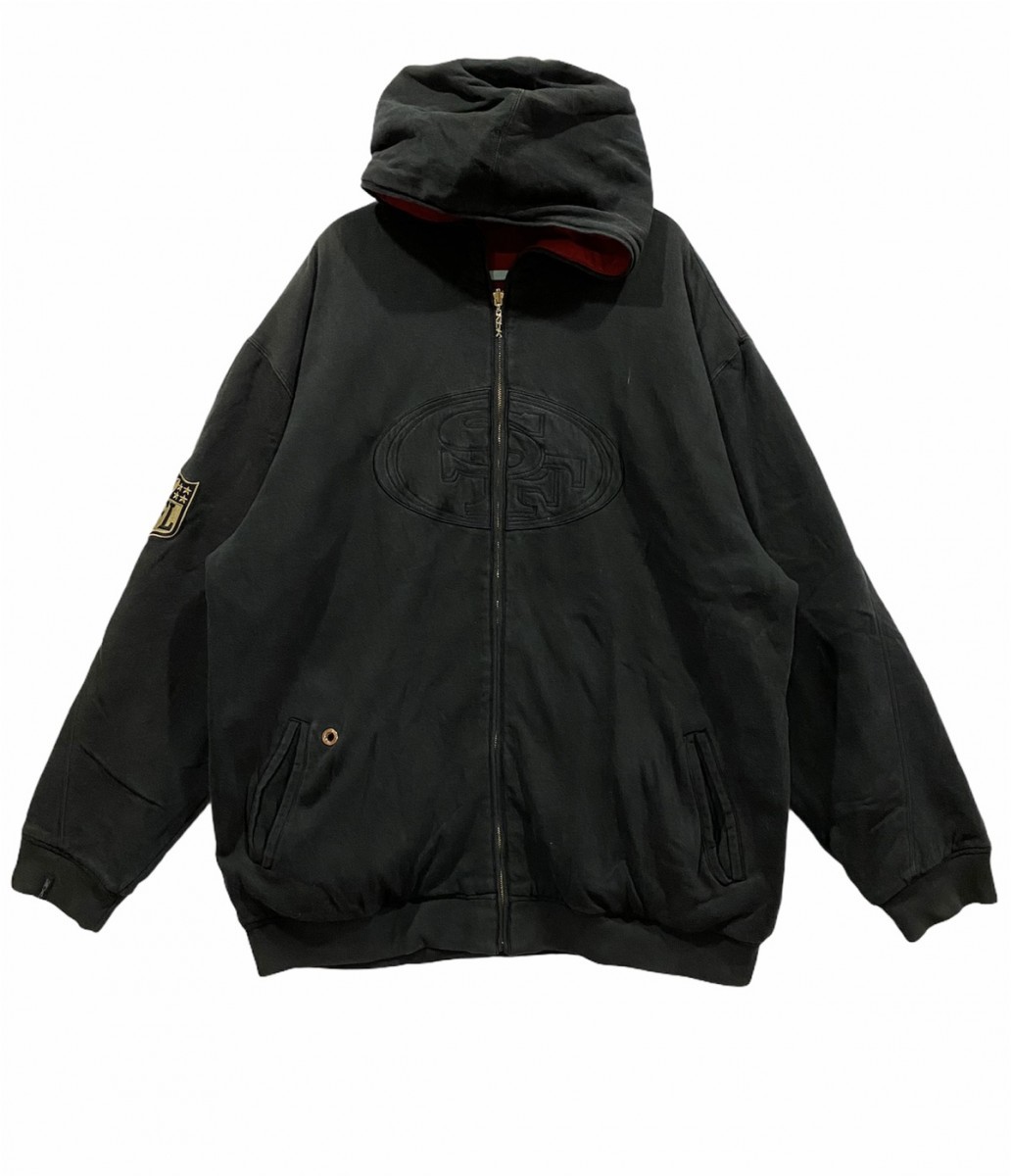 San Francisco 49ers Reversible Oversize Hoodies Jacket - 2