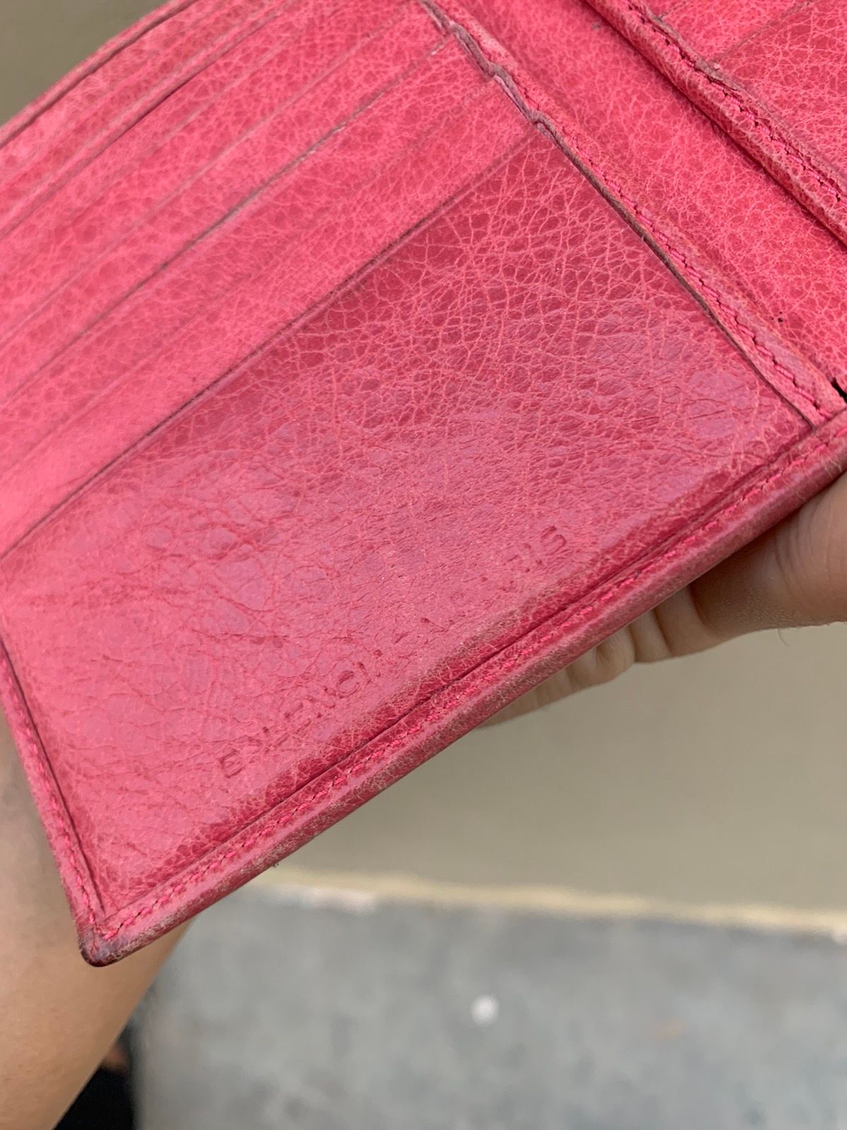Balenciaga Wallet Pink leather - 6