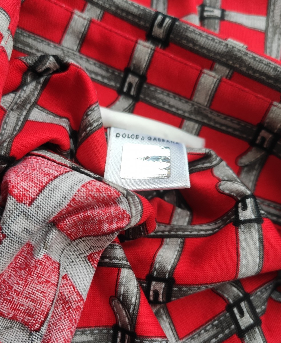 GRAIL! Belt pattern long collar shirt.Like Dior or Gucci - 5