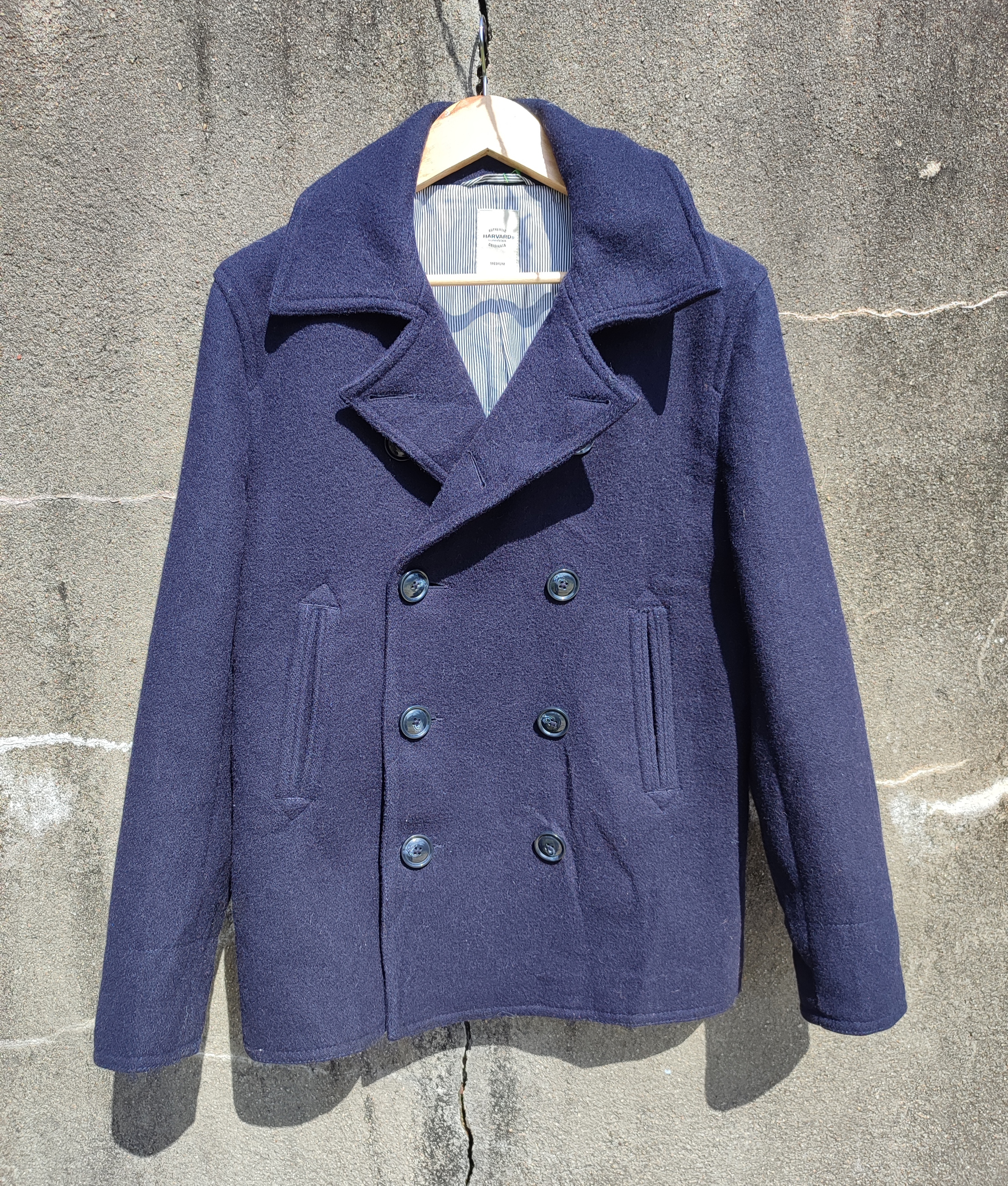 Vintage - Vintage Harvard Asymmetrical Wool Coat Jacket - 1