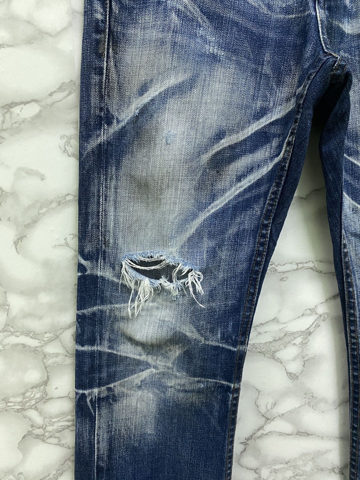 Designer - VTG JACKROSE WEAR DISTRESSED ROCK FLARED BOOTCUT DENIM JEANS - 7