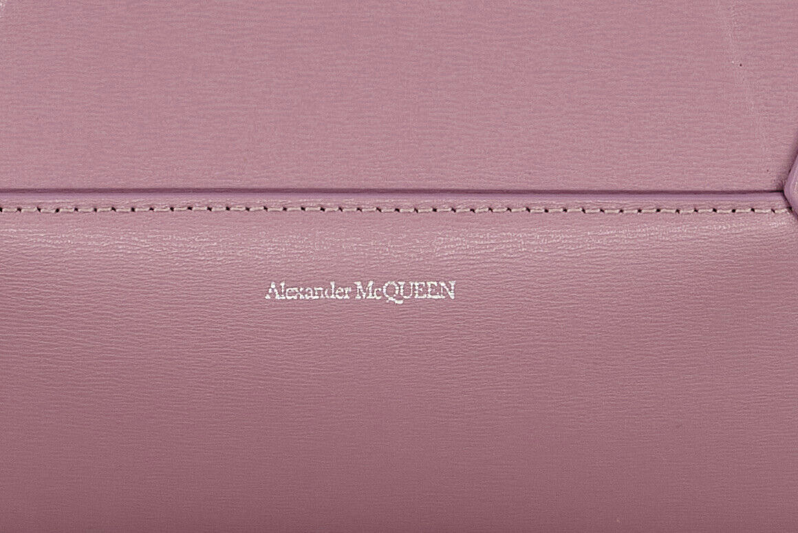 Brand New in Box Alexander Mcqueen Jewelled Hobo Leather Tote Bag in Antique Pink, 2890$ - 12
