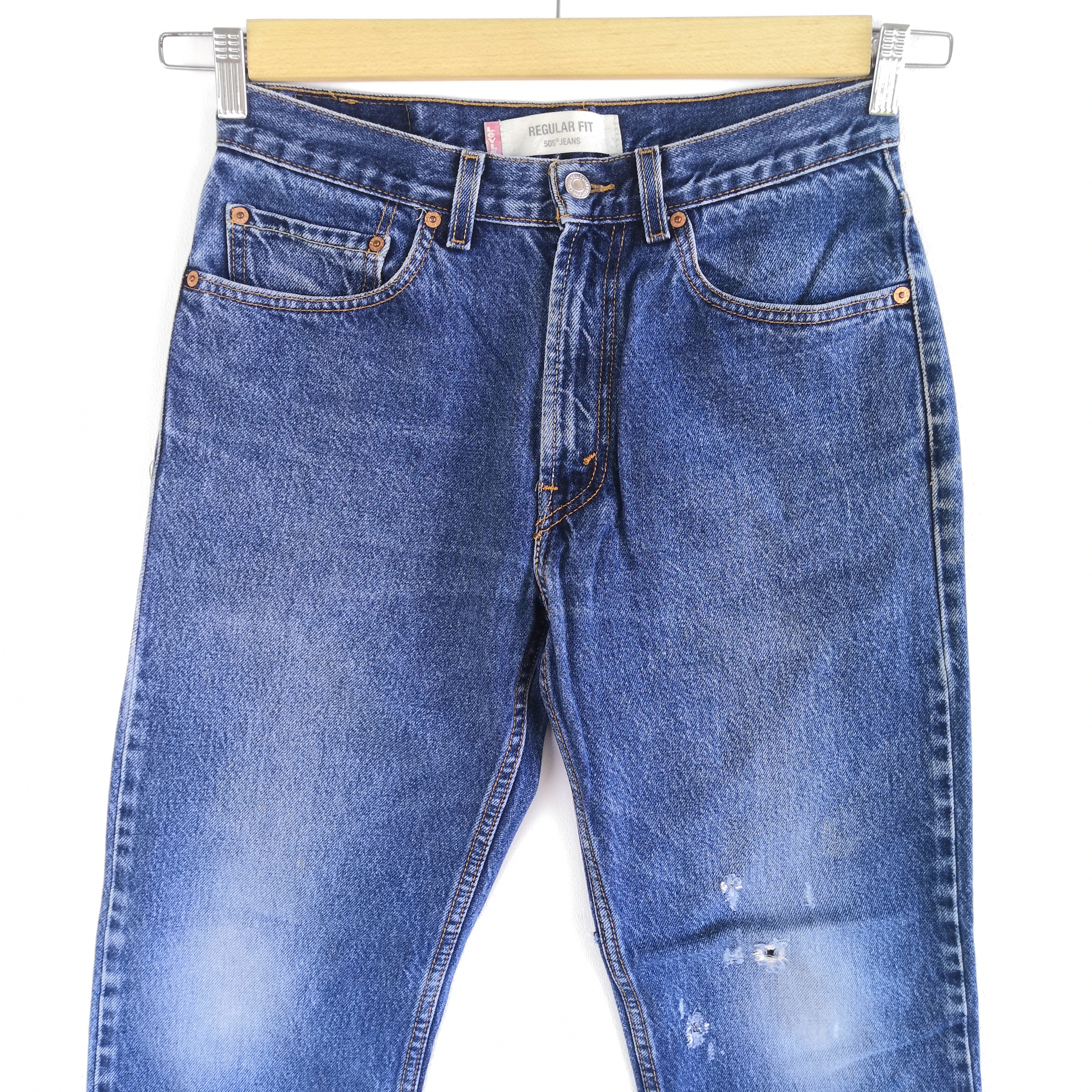 Vintage - Vintage Levis Jeans Released Hem Levis 505 Denim Pants - 3